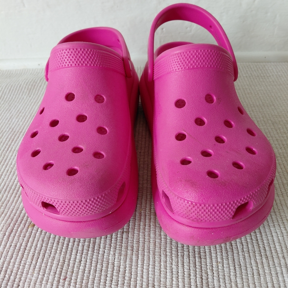 Women’s Crocs Platform Pink 9 - Picture 4 of 7